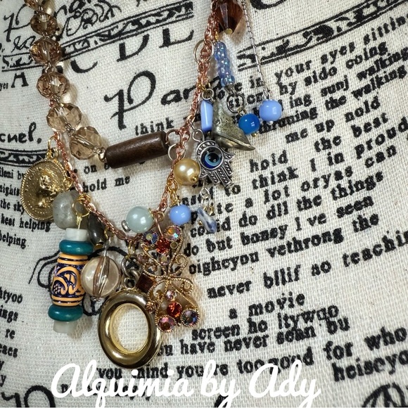 Alquimia Multicolor Bohemian Necklace - Picture 2 of 4